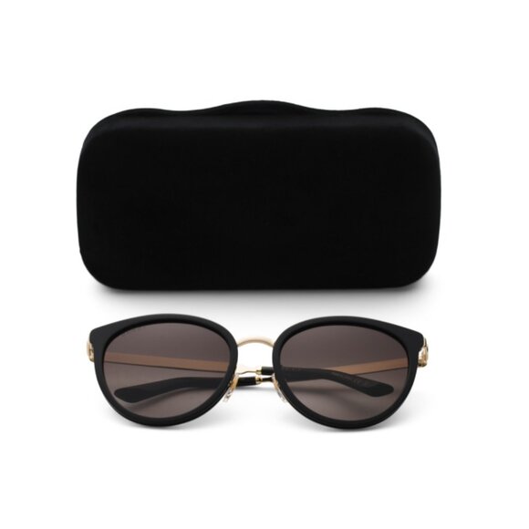 GUCCI Black/grey 56mm Round Sunglasses - Picture 1 of 2
